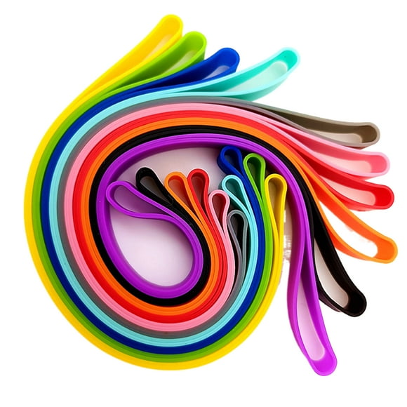 kurtrusly 10x Office Rubber Bands Elastic Bands Flexible Multipurpose Durable Rubber Elastics Assorted Sizes
