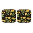 thumbnail image 7 of Haiem Bees and Sunflowers Car Windshield Sun Shade (2 Pieces) Foldable Windshield Sun Shade Car Accessories for Truck SUV Pickup-Small, 7 of 7