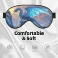 thumbnail image 3 of Eye Sleep Mask for Women Men - Winter Ice Mountain White Dragon Adjustable Soft Buckle Travel Eye Masks for Sleep Mask Blackout, Sleeping Mask for Women Men, Funny Blindfolds for Party Games, 3 of 5