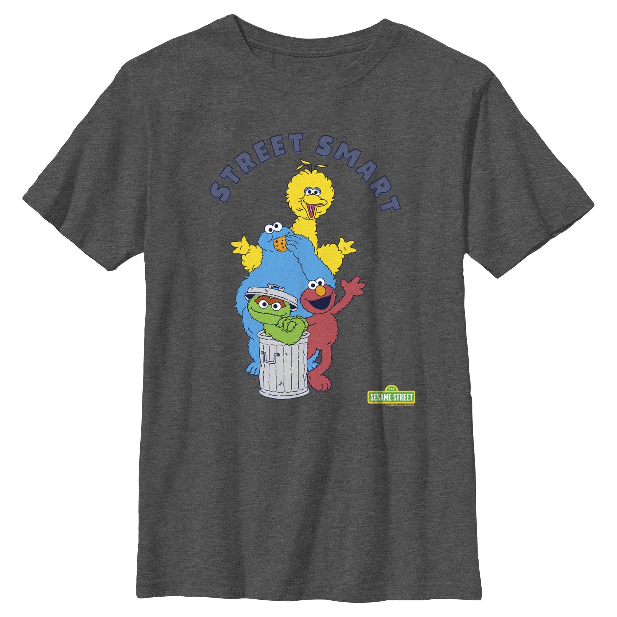 Boy's Sesame Street Group Street Smart Graphic T-Shirt