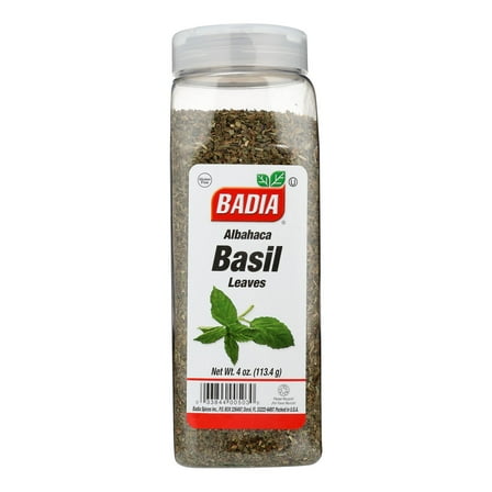 Badia Basil Sweet Leaves, 4 oz
