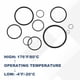thumbnail image 4 of Paquete de 10 anillos en O AS-232 de nitrilo 70 dureza 2-3/4" ID, 3" OD, 1/8" Ancho, 4 of 6