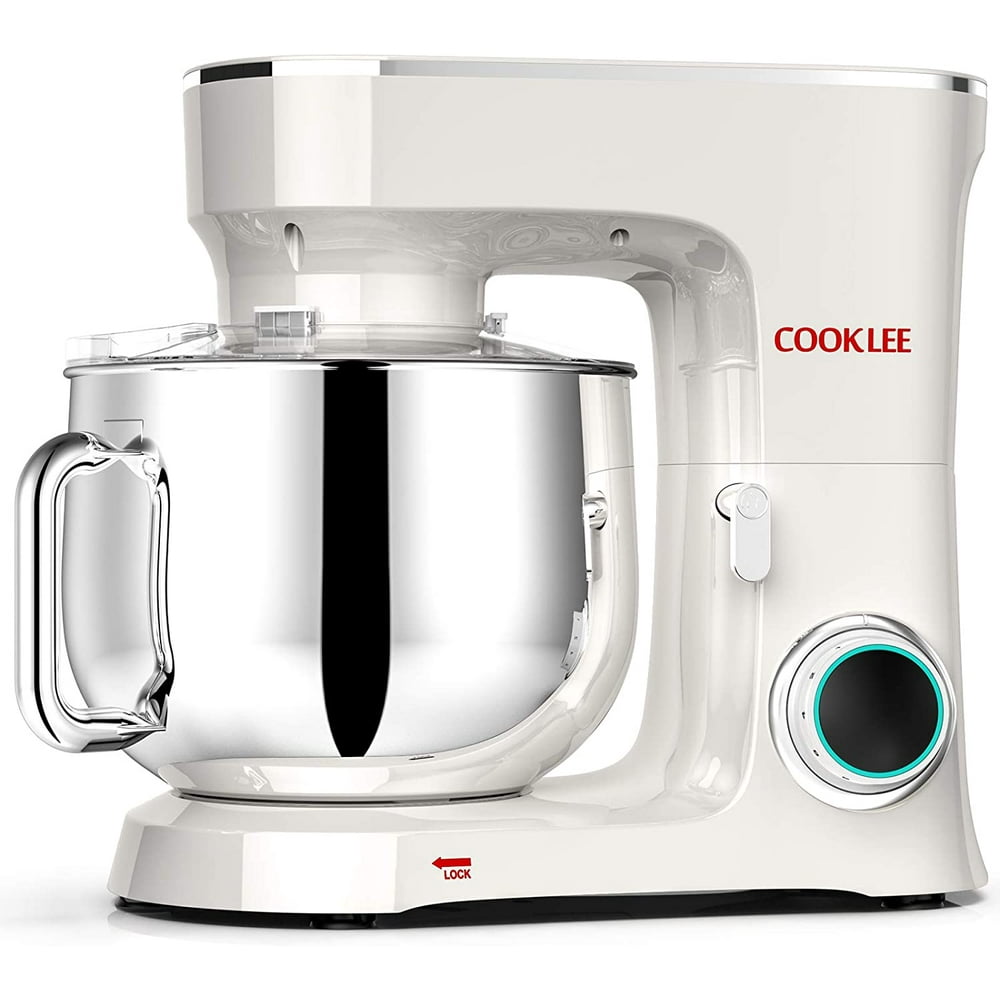 COOKLEE Stand Mixer, 9.5 Qt. 660W 10-Speed Electric Kitchen Mixer with