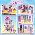 thumbnail image 3 of Set de construcción JAEUZKJYDA Seaside Villa Beach House para niñas de 8 a 12 años, 3 of 7