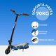 thumbnail image 2 of Scooter Patín Eléctrico Infantil AEIOU Eco-Forte Plegable 24v 120w 12km/h Azul, 2 of 5