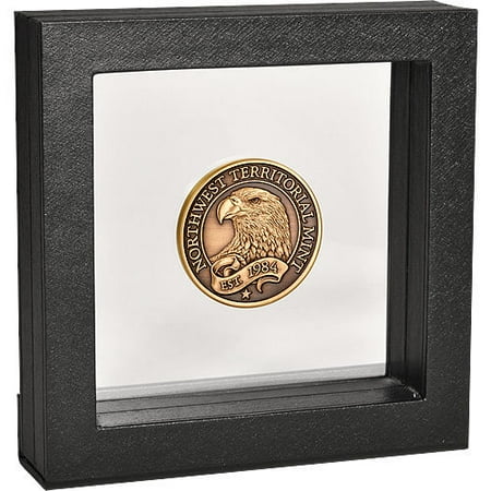 - Square 3D Albums Floating Frame Holder Coin Box Jewelry Display Show Case
