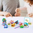 thumbnail image 4 of Animal Blocks Threading Toy Actividades de aprendizaje para edades de 3 4 5 Macarena juegos de enhebrar bloques, 4 of 8