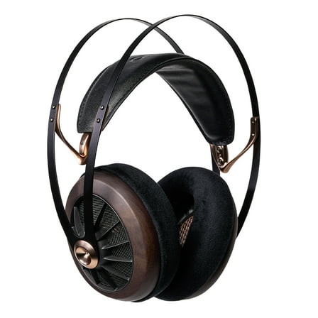 Meze Audio 109 Pro Casual Listening Lightweight Over-Ear Headphone with Pouch, Walnut