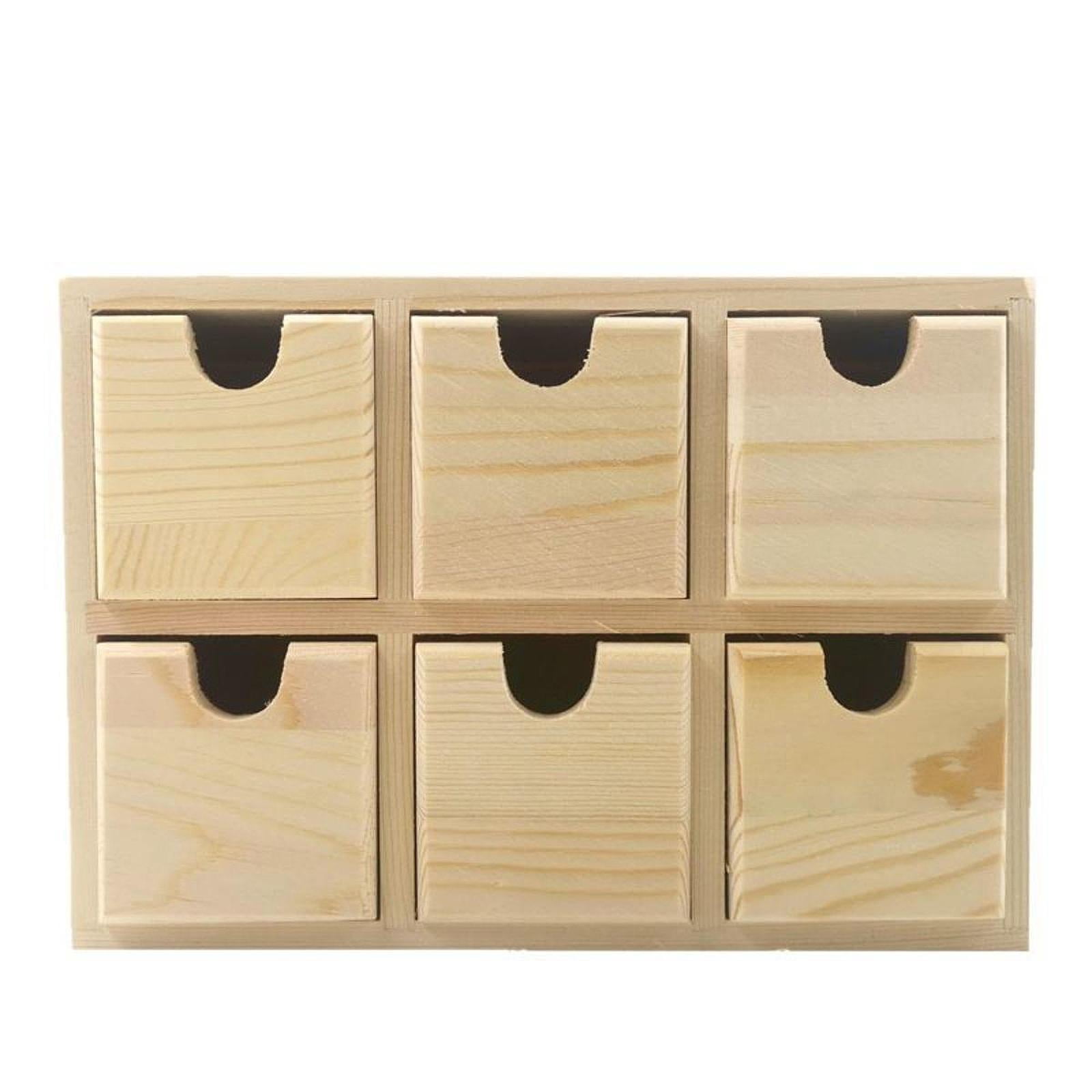 QSTDGVPW Small Drawer Storage Box Craft Mini Cabinet for Desk Living Room Accessories