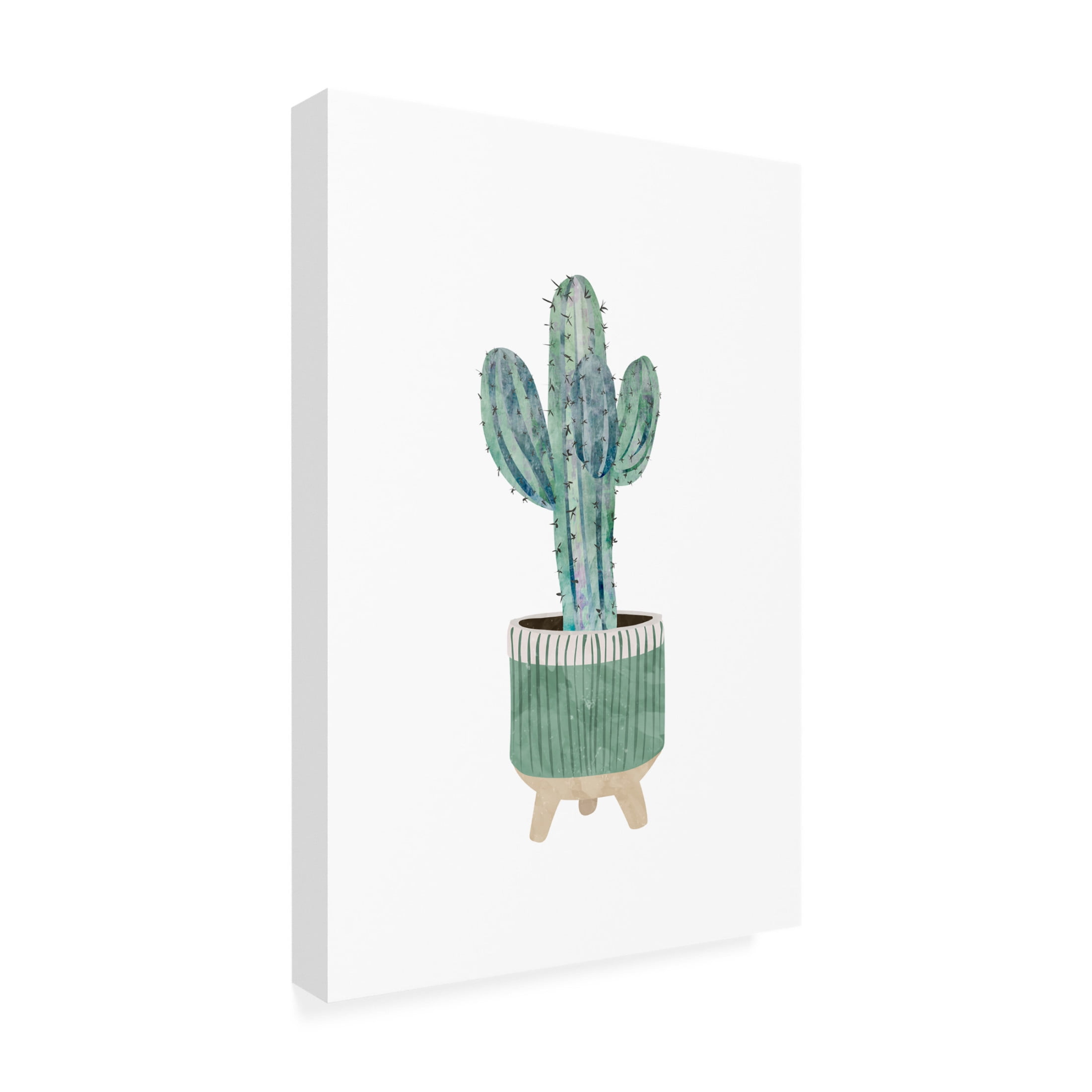 Trademark Fine Art Sarah Manovski Boho scandi cactus 1 Canvas Wall Art