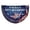 B, variant on America 250th Anniversary Fan Banner, Customizable Patriotic Nylon Pennant, 1776-2026 Independence Day Outdoor Display Flag