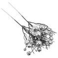 thumbnail image 6 of COMPUKAS Simulated Berry Branch Silver 30Cm Plastic Creative Diy Berry Artificial Berry Stems Wreath Accessories 2Pcs, 6 of 8