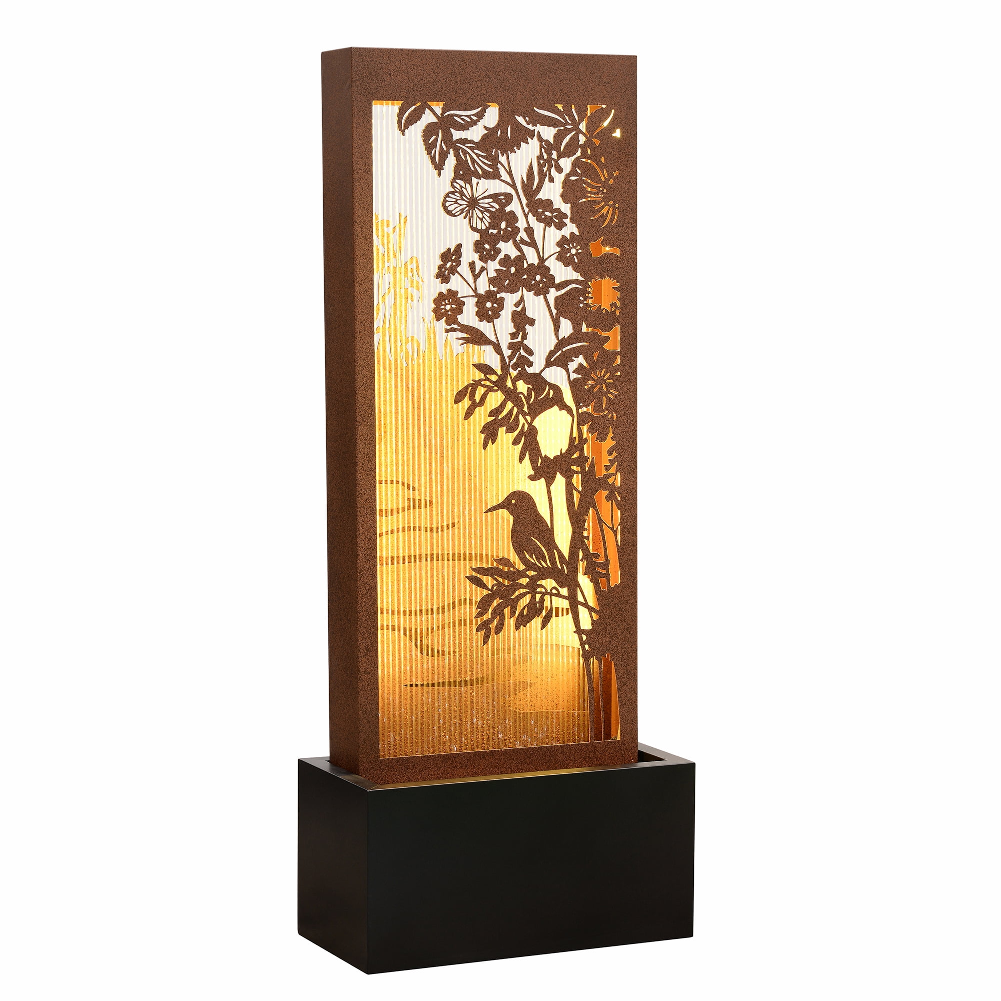 3-Layer Icebird Scenery Fountain with LED Lighting