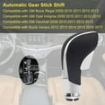 thumbnail image 4 of Black and Silver Transmission Gear Shift Knob Easy to Use Distinctive Appearance Car Interior Accessory, 4 of 8
