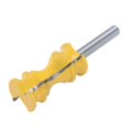 thumbnail image 2 of Chair Rail Molding Router Bits Carbon Steel Alloy Crown Shape Routers Bit 1?1/8in Diameter 2in Depth8mm Shank, 2 of 5