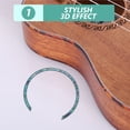 thumbnail image 4 of MOVTOTOP Guitar Sound Hole Decal Self-Adhesive Rosette Inlaid Sound Hole Ring Sticker Decoration For Classical Guitar Ukulele Flower Decoration Sky-Blue, 4 of 5