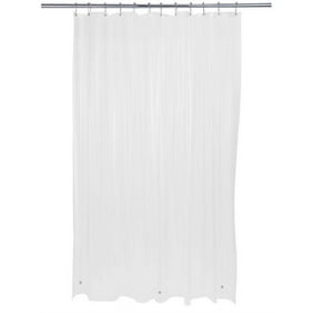 Bath Bliss Splash Guard Hotel Weight Peva Shower Curtain Liner