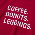 thumbnail image 4 of Mother-Daughter Sweater, Red Wine Letter Print Ribbed Closing Parent-child Autumn Clothing, 4 of 5