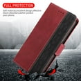 thumbnail image 6 of SaniMore Samsung Galaxy S23 Ultra Case (6.8 inch 2023), PU Leather Wallet Rfid Blocking Card Slots Cover with Magnetic Closure Flip Kickstand Full Protective Shockproof Folio Shell, Red, 6 of 6