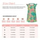 thumbnail image 3 of Balery Colorful Palm Leaves Camisón de princesa para niñas, pijama de algodón con mangas abullonadas, suave y bonito.-Medium, 3 of 6