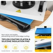 Adnoom Heat Press 12x10 with 360°Swing-Away Design, 650W Digital Shirt Press Machine with LCD Control Panel, DIY Vinyl Heat Press Sublimation Machine for T-shirts, Canvas, Bags