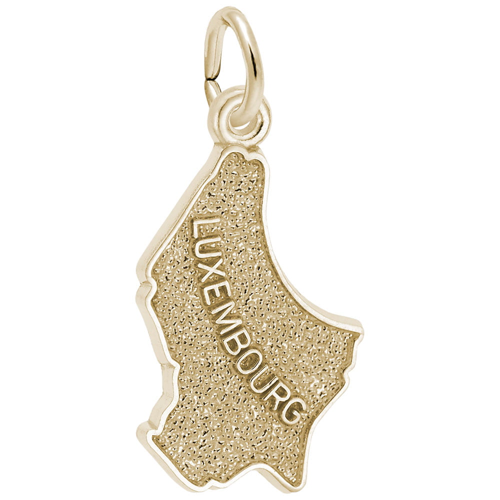 Charms for Bracelets and Necklaces 10k Yellow Gold Saudi Arabia Map Charm 