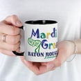 thumbnail image 3 of CafePress - Mardi Gras Baton Rouge Mug - 11 oz Ceramic Mug - Novelty Coffee Tea Cup, 3 of 3