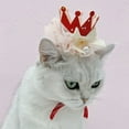 thumbnail image 1 of Pet Cute Princess Crown Hat for Dog and Cat Birthday Costumes and Photo Prop, 1 of 6