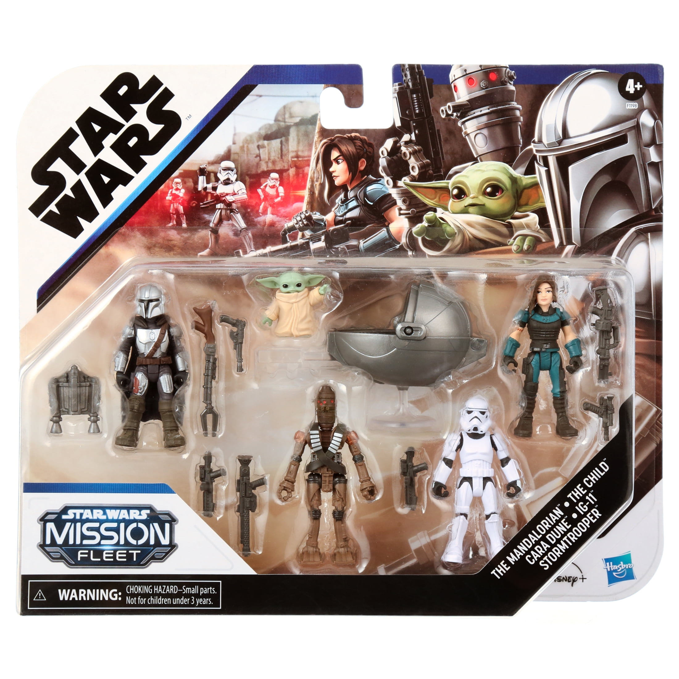 Star Wars: Mission Fleet Defend Kids Toy Action Figure Set for Boys and Girls, 6 Pieces