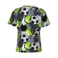 thumbnail image 6 of Vsdgher Football Print Men's Dry Fit Mesh Athletic Shirts Moisture Wicking Tennis T-Shirt Tops, 6 of 9