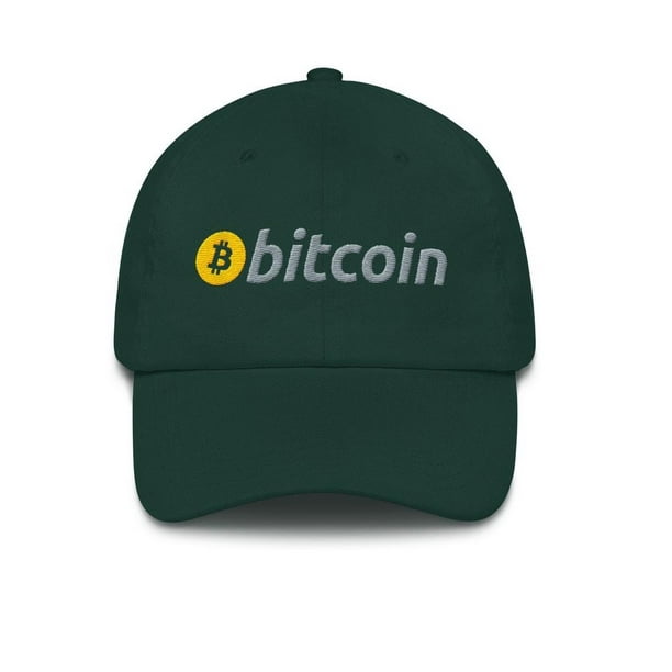 Bitcoin Logo Dad Hat Cryptocurrency Merch Baseball Cap Crypto Currency Trader Gift Unisex Spruce Walmart Com Walmart Com