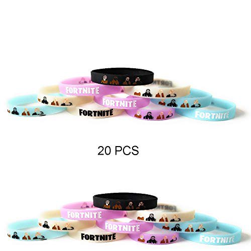 Fortnite Bracelet Walmart Glow In The Dark Video Game Battle Royale Bracelets Kids Birthday Party Favors Supplies 20 Pack Walmart Com Walmart Com