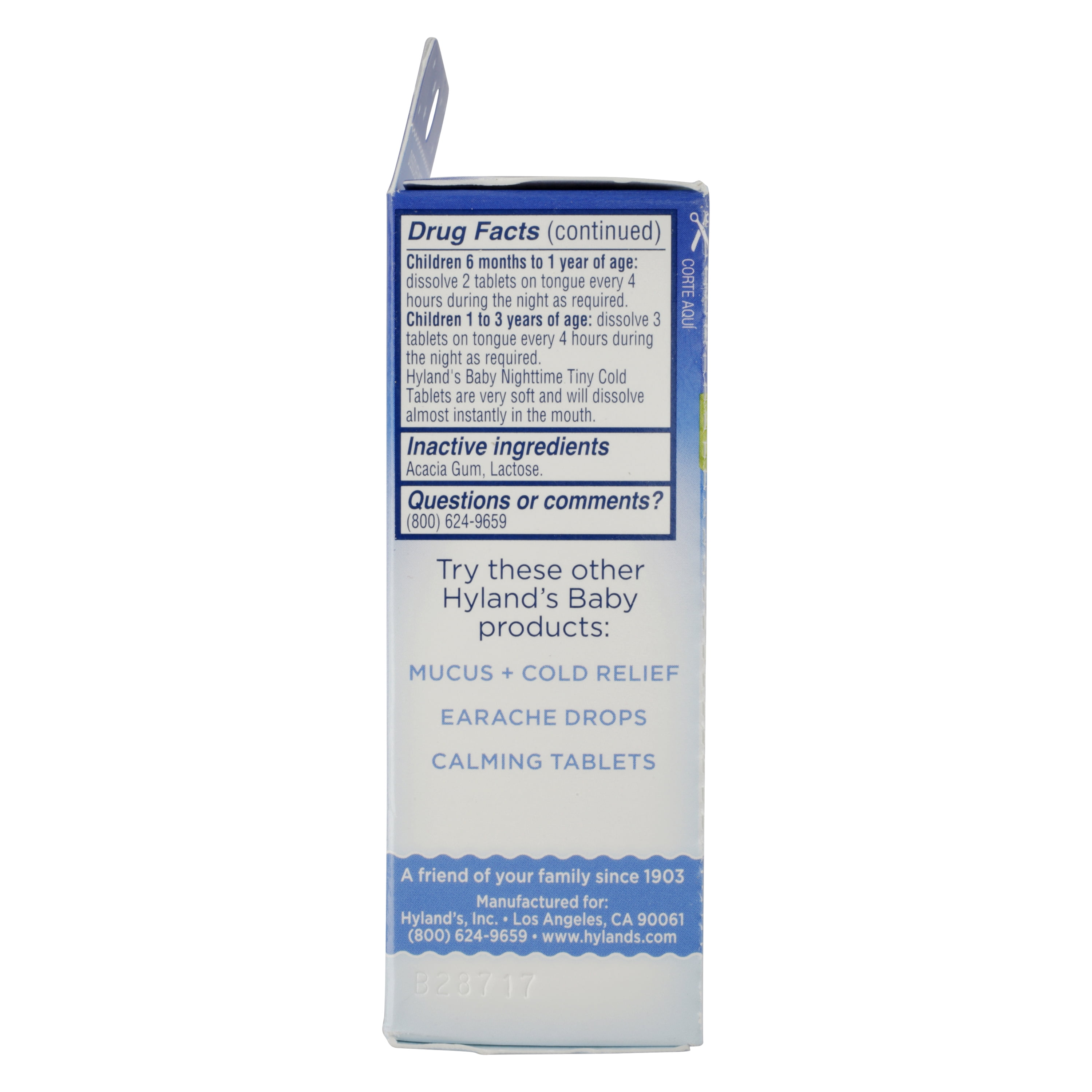 hyland's baby tiny cold tablets walmart