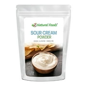 Z Natural Foods Sour Cream Powder, Rich Cream Powder with Long Shelf Life, Perfect for Baked Items, Dips, and Dishes, Non-GMO, Gluten-Free, Kosher