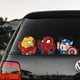 thumbnail image 2 of divertido de dibujos animados marvel vengadores super héroe coche pegatina superman spiderman golpeó la ventana pegatina huangjie unisex, 2 of 2