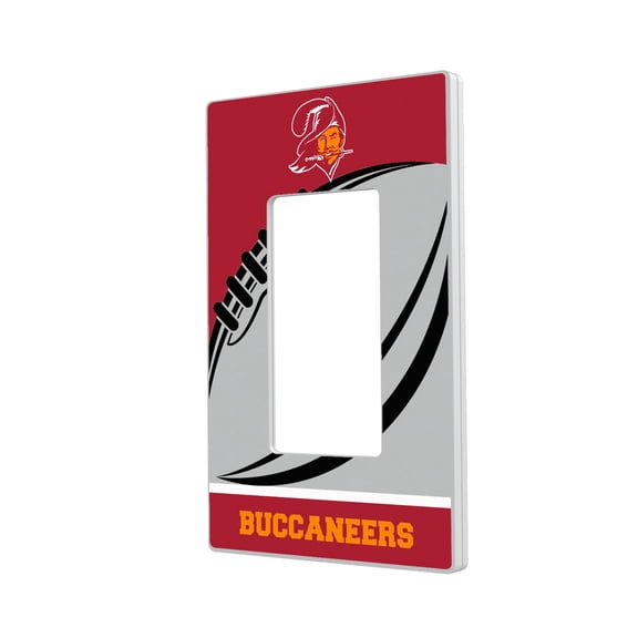 Tampa Bay Buccaneers Passtime Design Single Rocker Lightswitch Plate