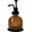Brown, variant on Vintage Soap Dispenser for Bathroom,Glass Kitchen Soap Dispenser with Pump,Farmhouse Antique,Cute Small Rustic Decor (Red)