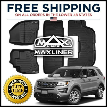 Maxliner Custom 1st 2nd 3rd Row Floor Mats Set For 2017 19
