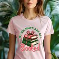 thumbnail image 5 of My Holidays Are All Booked Graphic Tee | Funny Book Lover Reading Shirt, White, Size M, 5 of 6