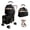 Black + Carbon steel, variant on ChenyueFurn Double Pet Stroller, 3 - in - 1 Foldable, Brake System for Dogs Cats,khaki