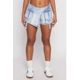 thumbnail image 3 of Womens VIP Denim Asymmetrical Wrap Front Cargo Skort, 3 of 4
