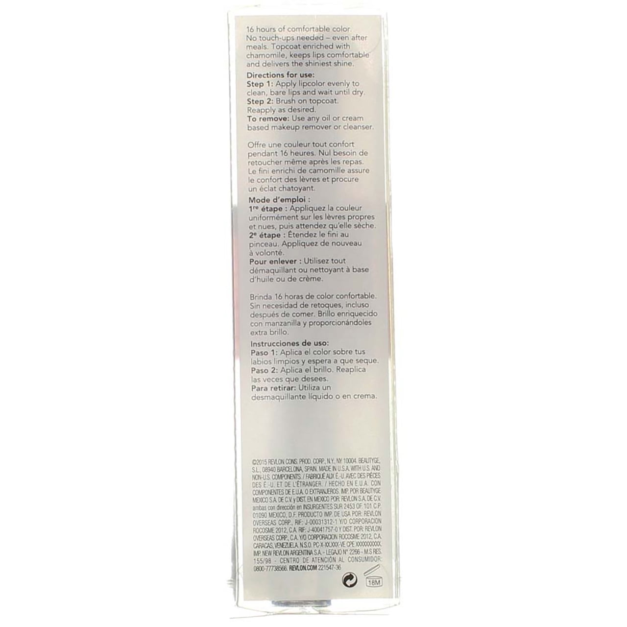 Revlon ColorStay Overtime Liquid Lip Color, Endless Spice [360] 0.07 oz (Pack of 3)