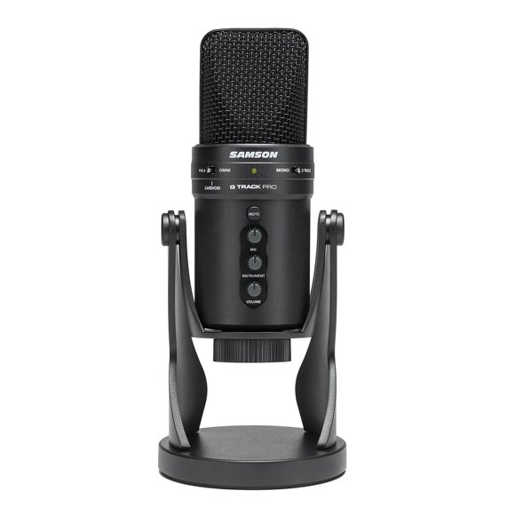 SAMSON G-Track Pro Professional USB Condenser Microphone with Audio Interface
