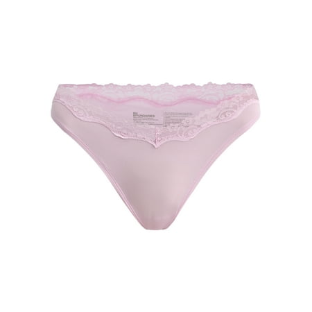 No Boundaries Women s Fit Stretch Lace Waist Cheeky Panty  Sizes XS to XXXL