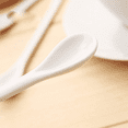 thumbnail image 4 of 30PCS White Porcelain Egg Spoons Ceramic Spoons Coffee Spoon Dessert Spoon Mocha Dip Serving Spoon, 4 of 7