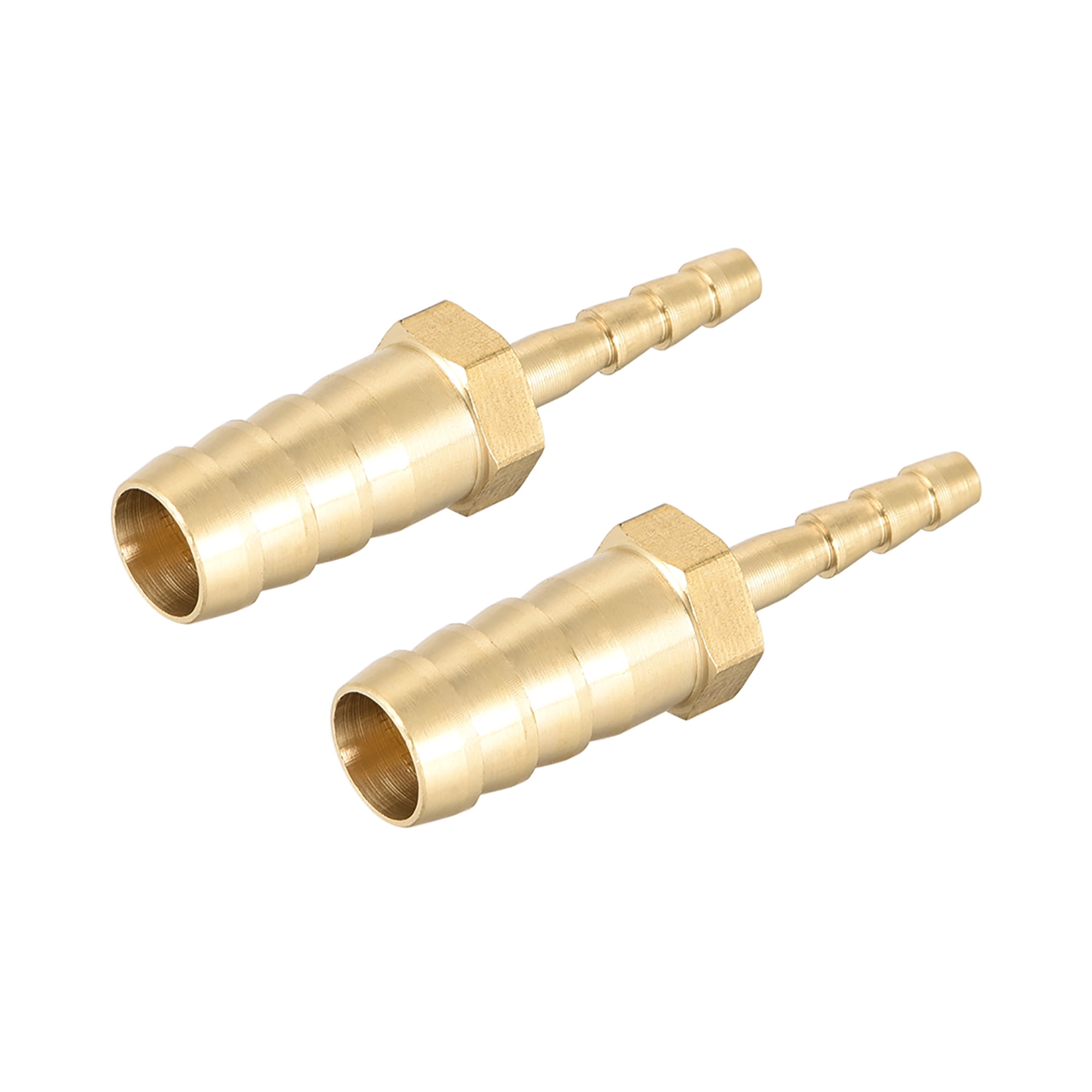 Metric M10x1 Female to M6x1 Male Thread Coupler Brass Connector Fitting Adapter 