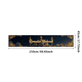 thumbnail image 3 of Ramadan Themed Banner with Crescent Moon Starry Night Background Mosque Elements Backdrop Party Decorations for Ramadan Celebrations Iftar Gatherings Family Parties Islamic Events Cultural Festivities, 3 of 8