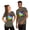 Army, variant on Alabama State Shape - Pride Lives Here Design Unisex t-shirt (Red, 2XL)