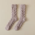 thumbnail image 2 of Jamicy Womens Fuzzy Socks Fluffy Socks Women Winter Cozy Sock Warm Casual Soft Fabric Socks Slipper Home Sleeping Sock for Women, 2 of 3