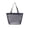 #4885-Black, variant on Foldable mesh beach bag with wide handle. Durable polyester material for travel, daily commute and outdoor outings. Lightweight one-shoulder storage bag for multiple scenarios.